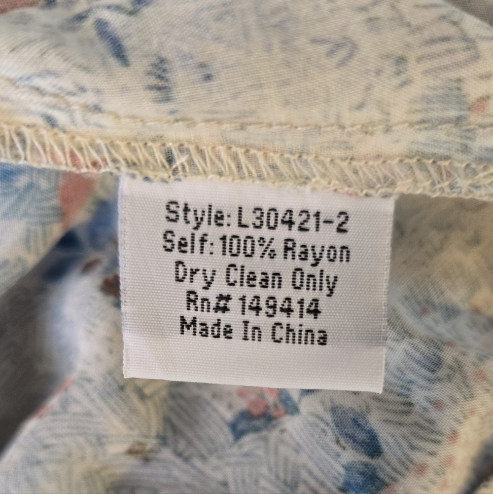 Johnny Was Jade Velma Embroidered Dress Size L - Picture 9 of 9